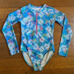 EUC Cat & Jack rash guard swimsuit